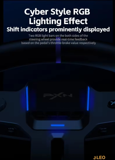 Ігрове кермо PXN V9 GEN2 з педалями і коробкою передач для PS4, PS3, Xbox X/S, PC (PXN-V9GEN2) - 2