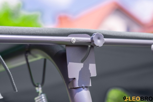 Велика гойдалка з подушками LEOBRO Luxury Grey - 2