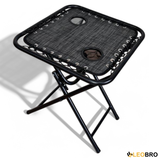 Комплект 2 шезлонгов Zero Gravity LEOBRO: + столик темно-серого цвета (HT-167A3 DARK GREY) - 4