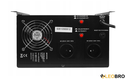 ИБП / Инвертор Volt Polska SINUS PRO 2500 W 24/230V 1800/2500W + Аккумулятор VOLT AGM 100Ah 2 шт - 3