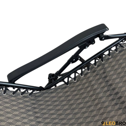 Розкладне крісло шезлонг LEOBRO Zero Gravity в клітку (HT-167D PLAID) - 3