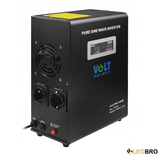 Комплект Volt Polska SINUS PRO 1000W 12/230V 700/1000W + Акумулятор гелевий 4SUN MAXX GEL 120 Ah - 4