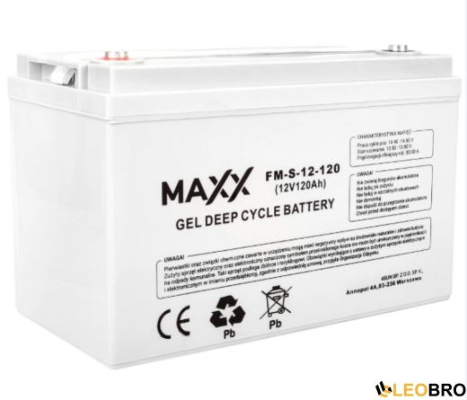 Комплект Volt Polska SINUS PRO 1500S 12/230V 1050/1500W + Акумулятор гелевий 4SUN MAXX GEL 120 Ah - 2