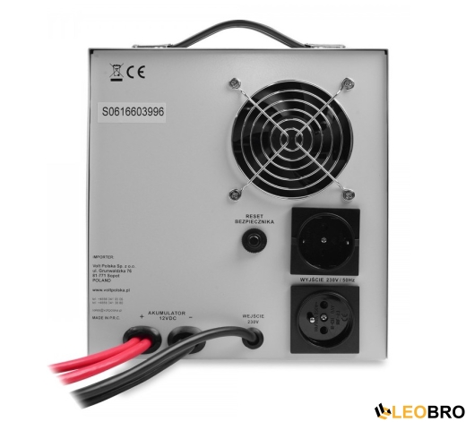 Комплект Volt Polska SINUS PRO 2000E 12/230V 1250/2000W + Акумулятор гелевий 4SUN MAXX GEL 100 Ah - 5