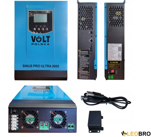 Комплект Volt Polska ULTRA-HV 2000 12/230V 1000/2000W + Акумулятор гелевий 4SUN MAXX GEL 100 Ah - 5