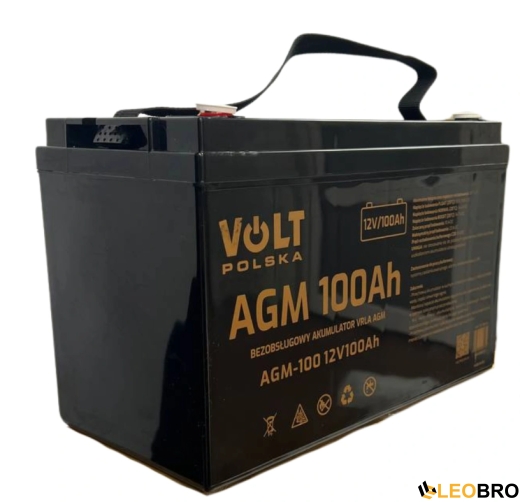 Комплект інвертору Volt Polska SINUS PRO 2000W 1400/2000W + 2 шт Акумулятор VOLT VRLA 100Ah 12V - 3
