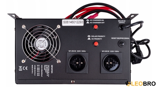 Комплект інвертору Volt Polska SINUS PRO 2000W 1400/2000W + 2 шт Акумулятор VOLT VRLA 120Ah 12V - 4