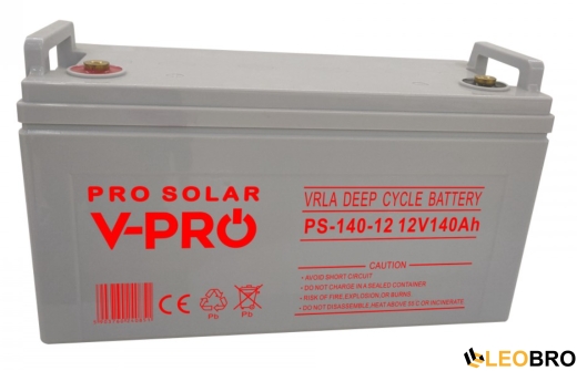 Акумулятор VOLT AGM VRLA DEEP CYCLE 140Ah 12V (6AKXDEEP14) - 1