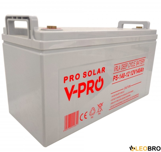 Акумулятор VOLT AGM VRLA DEEP CYCLE 140Ah 12V (6AKXDEEP14) - 2