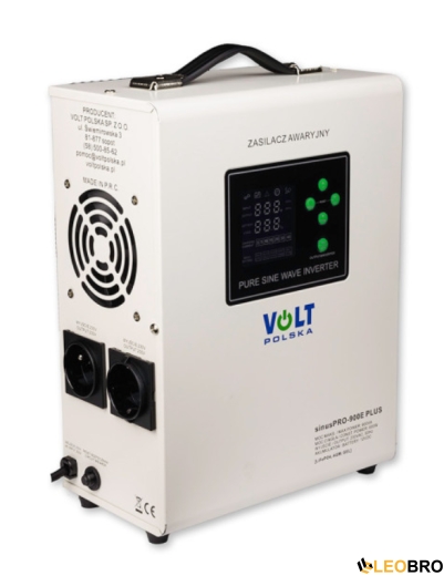 Гібридний ДБЖ/інвертор Volt Polska SINUS PRO 900 E PLUS 12/230V 600/900W (3SPM09012M) - 2
