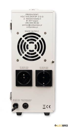 Гібридний ДБЖ/інвертор Volt Polska SINUS PRO 900 E PLUS 12/230V 600/900W (3SPM09012M) - 4