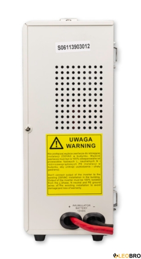 Гібридний ДБЖ/інвертор Volt Polska SINUS PRO 900 E PLUS 12/230V 600/900W (3SPM09012M) - 5