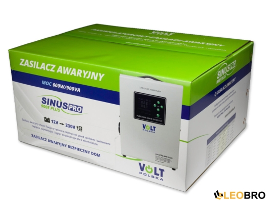 Гібридний ДБЖ/інвертор Volt Polska SINUS PRO 900 E PLUS 12/230V 600/900W (3SPM09012M) - 6