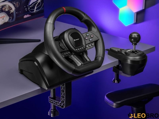 Руль с педалями и коробкой передач Tracer SimRacer 6in1 для PS4/PS3/PC/Xbox One/Xbox 360 (47345) - 7