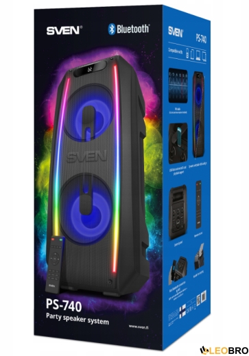 Блютус колонка SVEN PS-740 100W - 7