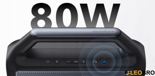 Колонка блютус Anker SoundCore Boom 2 80W Black (A3138011) - 4