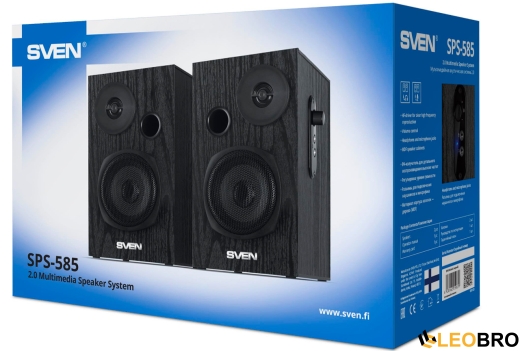 Мультимедійна акустика Sven SPS-585 20W 2.0 - 4