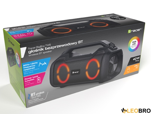 Bluetooth колонка Tracer BigBoy TWS Black 40W (TRAGLO47343) - 6