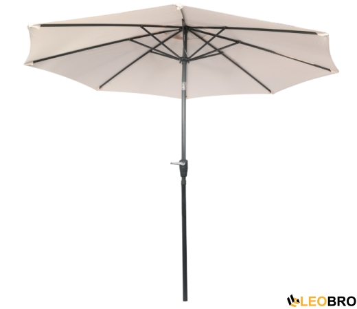 Складана садова парасолька FUNFIT Кремова (3367) - 3