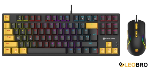 Комплект (клавіатура + миша) Tracer GAMEZONE HORNET87 USB (TRAKLA47396) - 1