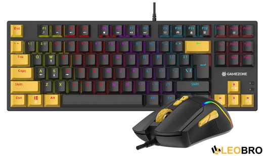 Комплект (клавіатура + миша) Tracer GAMEZONE HORNET87 USB (TRAKLA47396) - 2