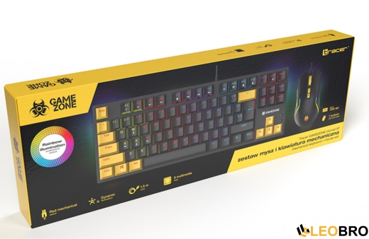 Комплект (клавіатура + миша) Tracer GAMEZONE HORNET87 USB (TRAKLA47396) - 9