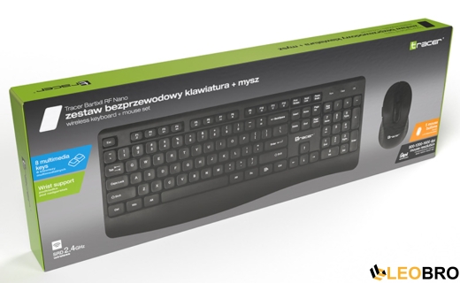 Комплект (клавиатура + мышь) Tracer BARTIX II RF NANO (TRAKLA47399) - 7
