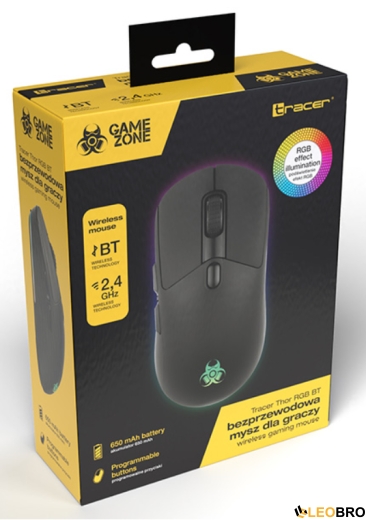 Комп'ютерна миша Tracer GAMEZONE THOR RGB 2.4G + BT (TRAMYS47419) - 7
