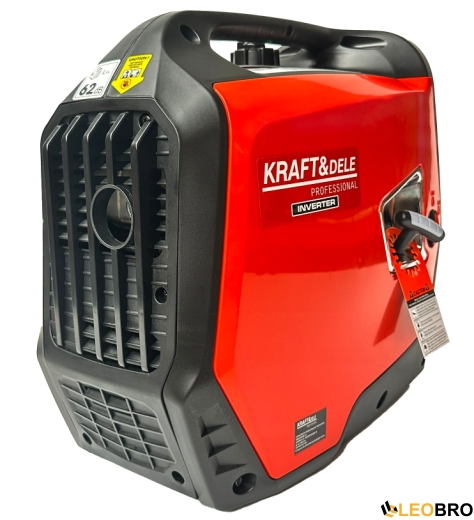 Бензиновий інверторний генератор KRAFT&DELE 2500W 230V (KD697) - 4