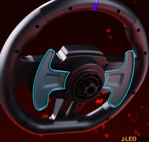 Руль с педалями и коробкой передач PXN V9 GEN2 + Стойка для руля PXN A9 - 7