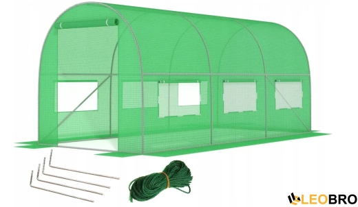 Теплица LEOBRO Garden 6м2 для сада и огорода (LB-6M19) - 1
