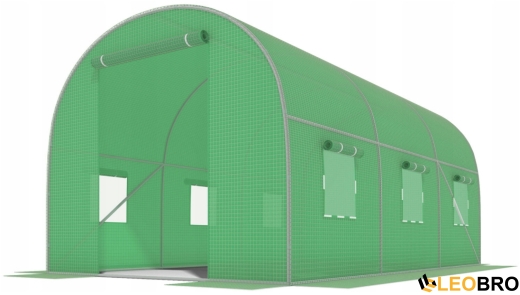 Теплица LEOBRO Garden 6м2 для сада и огорода (LB-6M19) - 2
