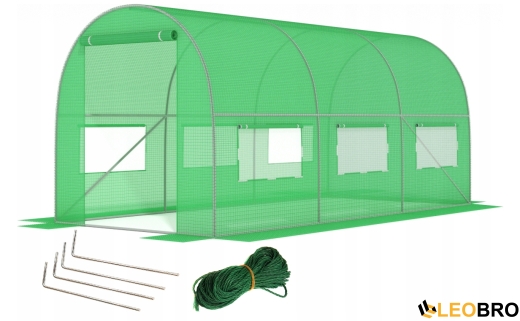 Садова теплиця парник LEOBRO Garden 10м2 Green (LB-10M19) - 1