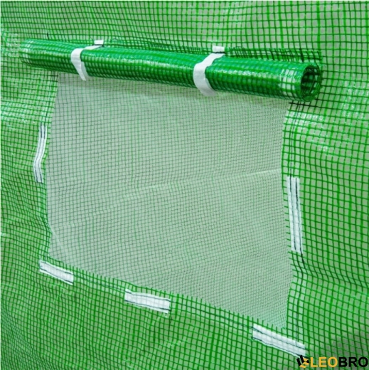 Посилена садова теплиця парник LEOBRO Garden 18м2 Green (LB-18M25) - 2