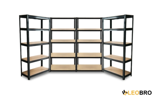 Стелаж металлический FunFit 180 х 360 х 40 см черный - 1