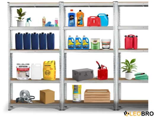 Набор стеллажей FunFit 150 x 225 x 30 см 175кг/полка 5 полок - 3