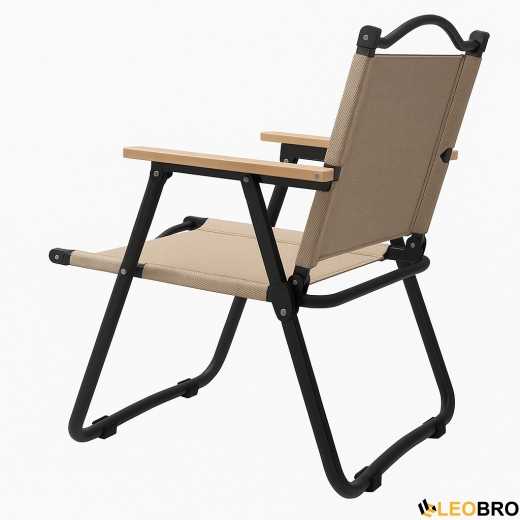 Кемпінгове крісло LEOBRO Бежеве Середнє (CH-S03-M) - 3