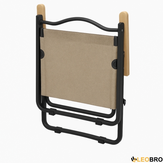 Кемпінгове крісло LEOBRO Бежеве Середнє (CH-S03-M) - 4