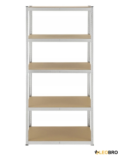 Стеллаж LEOBRO 180 х 90 х 40 см, 175кг/полка, 5 полок (LB-R175-GAL) - 3
