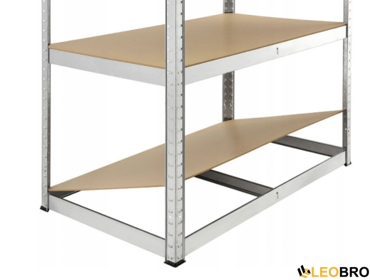 Стеллаж LEOBRO 180 х 90 х 40 см, 175кг/полка, 5 полок (LB-R175-GAL) - 4