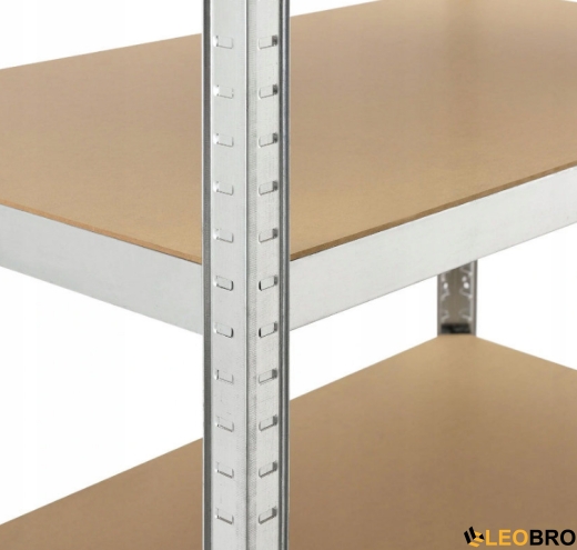 Стеллаж LEOBRO 180 х 90 х 40 см, 175кг/полка, 5 полок (LB-R175-GAL) - 5