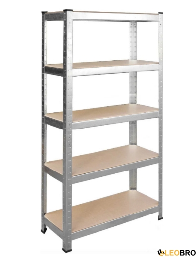 Стеллаж LEOBRO Premium 180 х 90 х 40 см, 175кг/полка, 5 полок (LB-R175-GAN) - 1