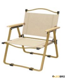 Кемпинговое кресло LEOBRO Бежевое Большое (CH-S04-L) - 1