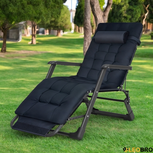 Крісло-ліжко трансформер LEOBRO Чорне (HT-148G1+ BLACK) - 12