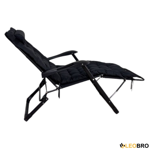 Крісло-ліжко трансформер LEOBRO Чорне (HT-148G1+ BLACK) - 5