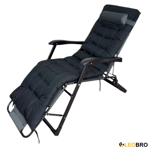 Крісло-ліжко трансформер LEOBRO в смужку (HT-148G1+ STRIPED) - 5