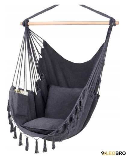 Гамак Xzhome Curved Style Чорний 100см - 1