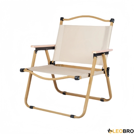 Кемпінгове крісло LEOBRO Бежеве Середнє (CH-S04-M) - 1