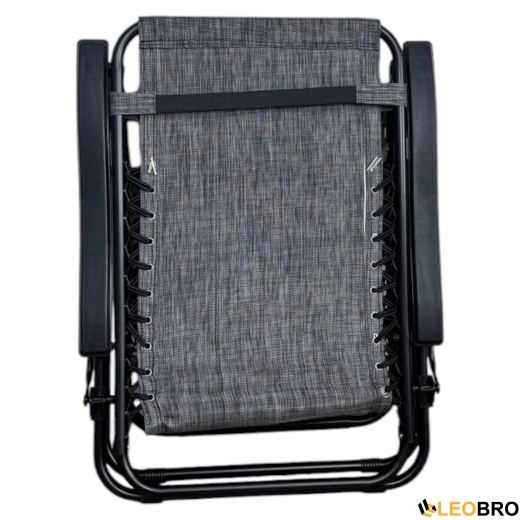 Раскладное кресло шезлонг LEOBRO Zero Gravity Grey (LB-ZGC-A1-GRY) - 5