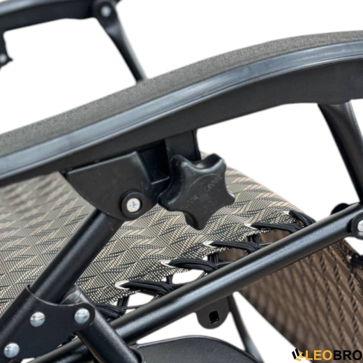 Раскладное кресло шезлонг LEOBRO Zero Gravity Plaid (LB-ZGC-A1-PLD) - 7